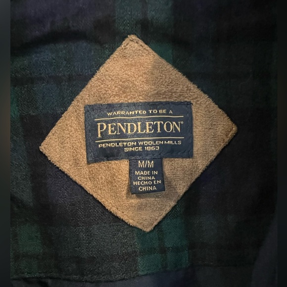 Pendleton Navy Blue Teddy Sherpa Jacket Sz M - Picture 6 of 7